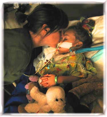 Second week in the PICU. May 2004